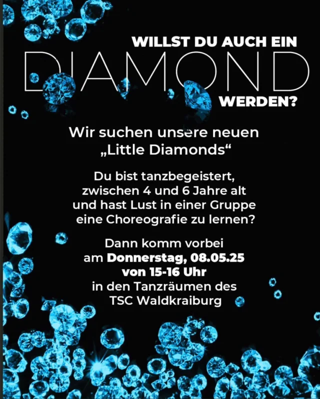 Unsere Kinder-und Jugendgarde vergrößert sich. Werde ein Little Diamonds 💎

#tscwaldkraiburg #Waldkraiburg #tscdiamonds